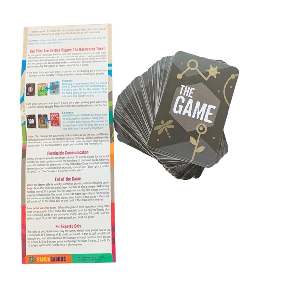 The Game - NWOT Complete Card Game - Picture 3 of 4